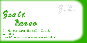 zsolt marso business card